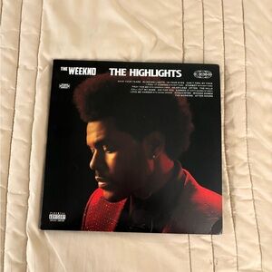 The Weeknd The Highlights Vinyl Record - Black and Red